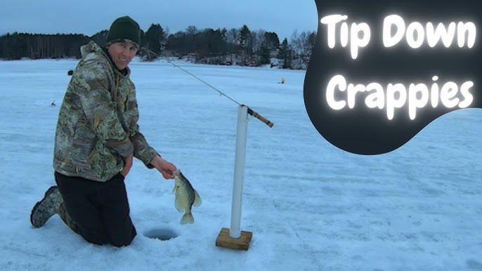 ICE FISHING SECRET REVEALED: When to use a Tip-Up VS. Tip-Down 