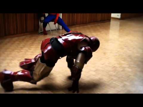 BBoy Iron Man Burns Spidey in a Battle