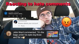 Reacting to hate comments 🥱