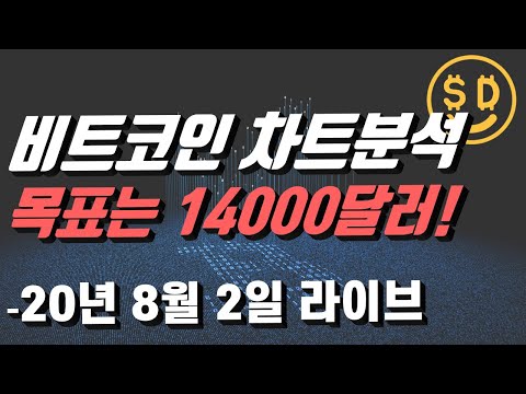 비트코인 차트분석 및 시황 목표는 14000달러 