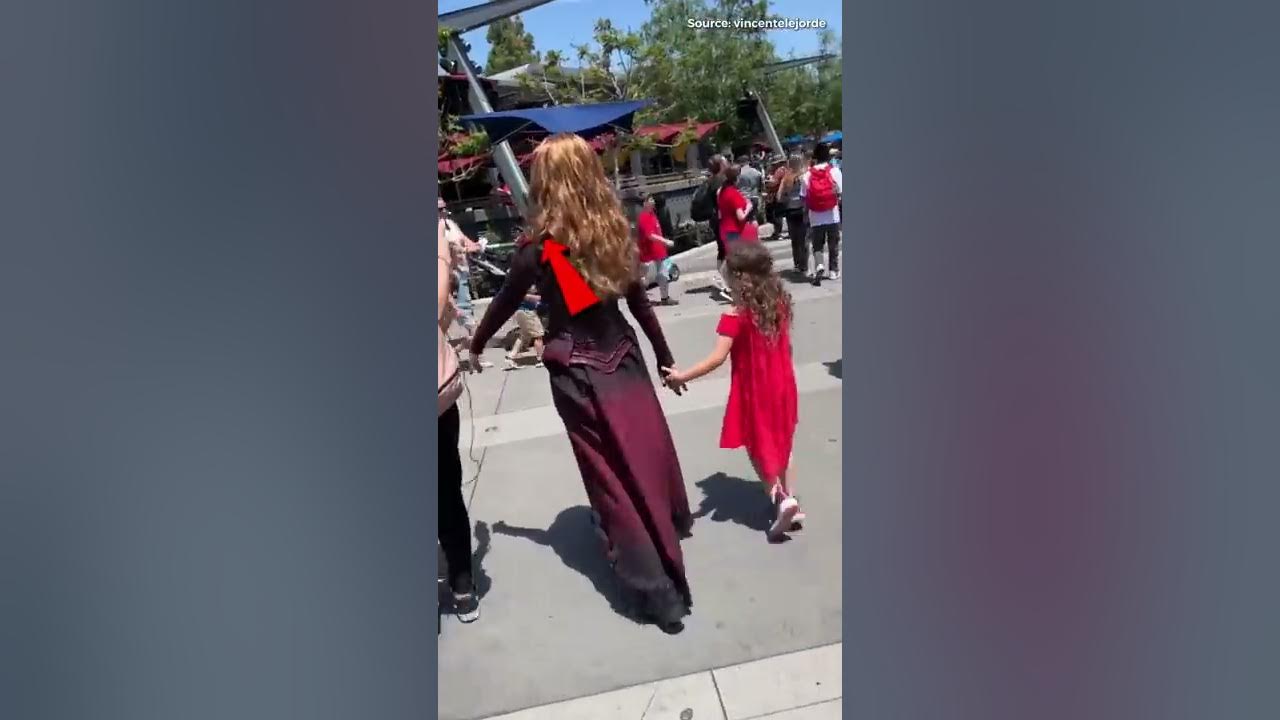 A Glitch In The Matrix Caught On Camera At Disneyland #shorts