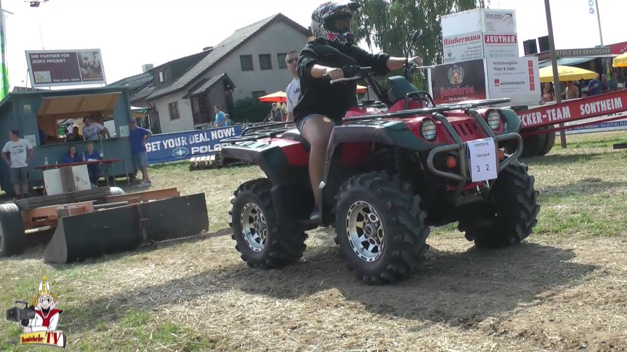 Quad Pulling Trecker Treck Sontheim 2013 YouTube