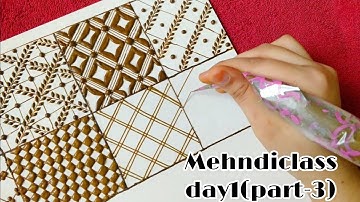 Sehreen Henna classes ||tips & tricks||day1||part-3|| learn Henna with Sehreen henna classes 2023 ❤️