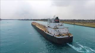 H. LEE WHITE - Downbound Port Huron, Michigan 4-9-2018