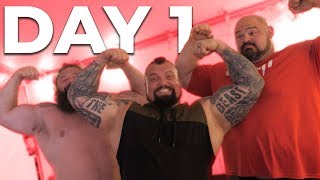 DAY 1 | WORLD'S STRONGEST MAN | EDDIE HALL ROBERT OBERST