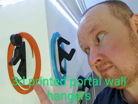 3D Portal wall art 3D printed on ender3 FDM 3D printer