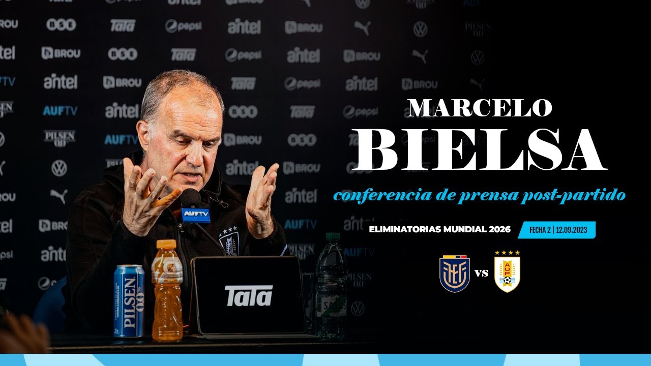 Conferencia de prensa | Marcelo Bielsa | Ecuador 2-1 Ur… — Transcript