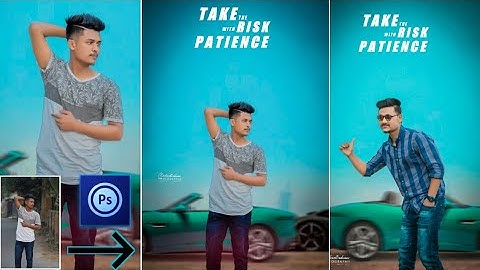 Photoshop Touch Mobile Tutorial | PS Touch Background Change Photo Manipulation Editing | U2 Studio