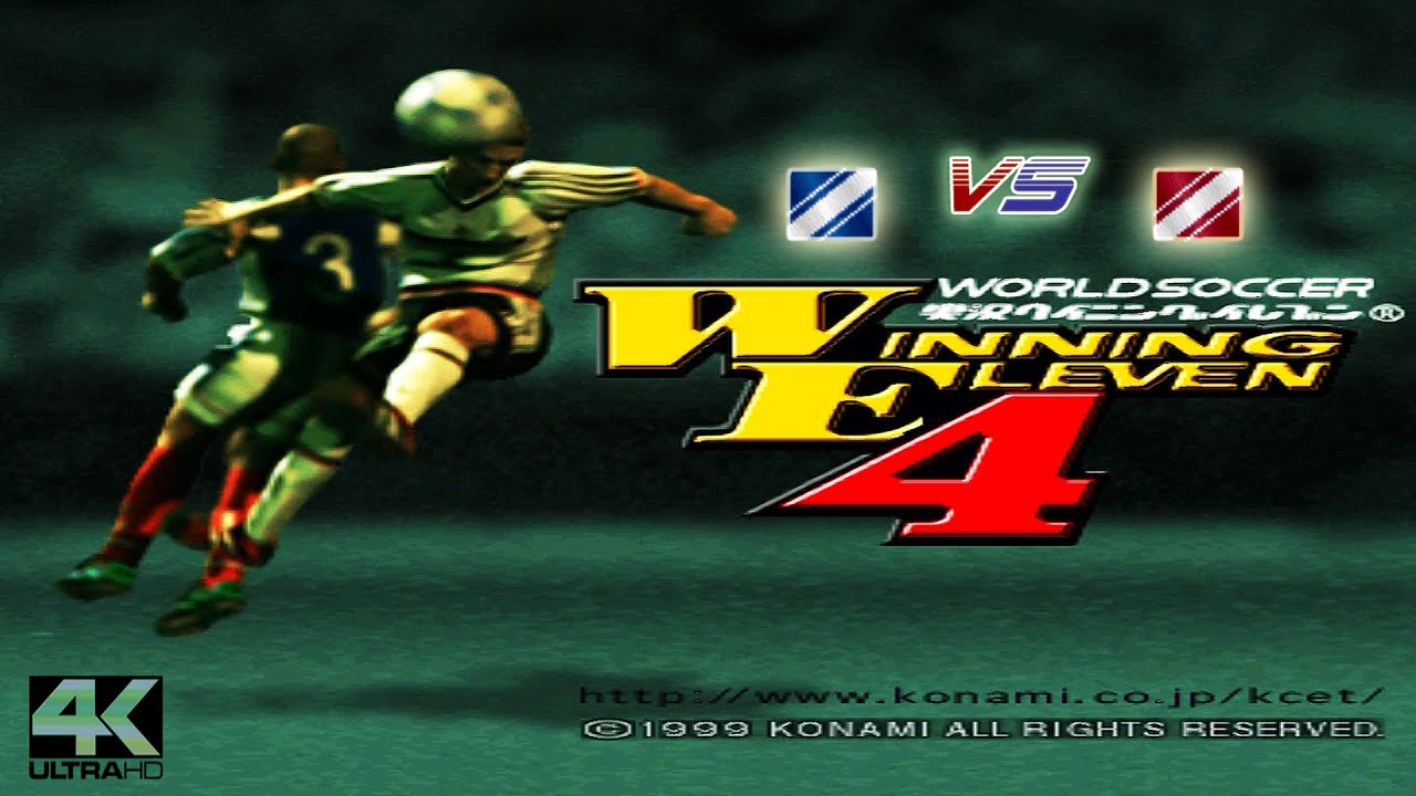 Winning Eleven 4 English Version ⚽️ Match Mode 🇯🇵 Golden World Japan vs Japan National Team 🇯🇵 &quot;4K&quot; - YouTube