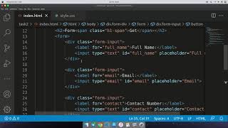 17-dars  Form HTML va CSS