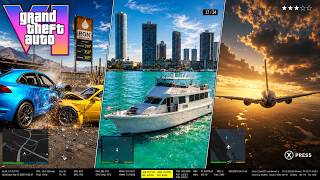 GTA VI Vehicles Leaked - GTA 6 Features, Boats, Attention To Detail, Playable Secret Character Leak