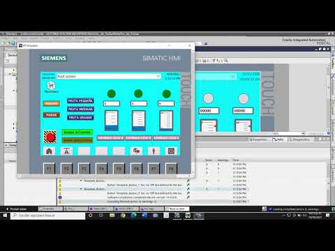 SELECTOR DE FRUTAS, PROCESO DE AUTOMATIZACIÓN INDUSTRIAL, HMI-TIA PORTAL.