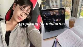 Preparing for MIDTERMS: Study routine, organization, notetaking tips (+free Notion template!)