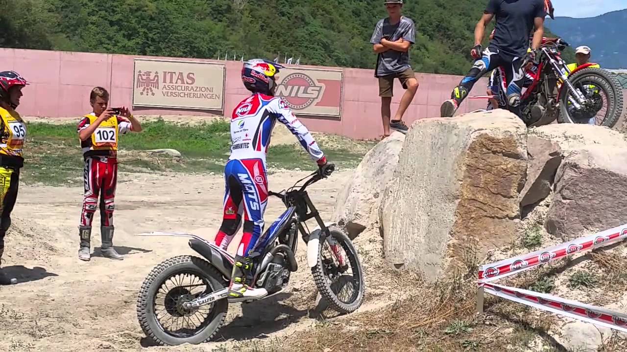 Adam Raga Trial Scuola trial safty park Bolzano - YouTube