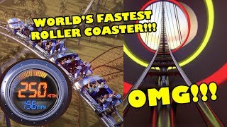 Falcon's Flight! World's FASTEST TALLEST LONGEST Roller Coaster Announced! 250 KMH!