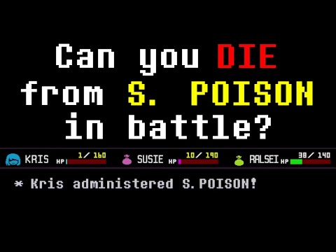 Is It Possible To Die From S. Poison In A Battle