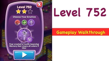 Inside Out Thought Bubbles - Level 752 - Tips and Strategy Gameplay Walkthrough No Boosters