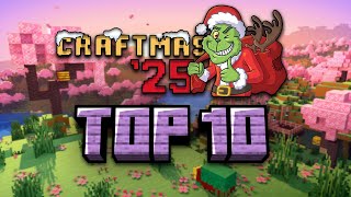 🔴Live Top 10 කවුද ? | CWR CRAFTMAS'24 Building Event