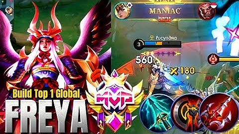 MANIAC!! Freya Maximum ATK Speed Build 100% Can