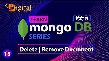 15- How to Delete Records | Documents from Collection in MongoDB | MongoDB Tutorial in Hindi