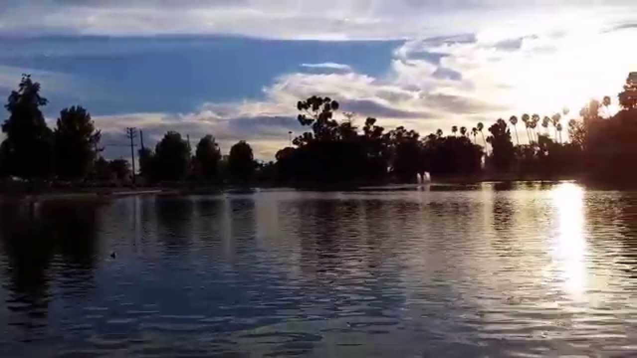 Lincoln Park Lake at Sunset YouTube