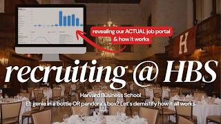 Inside Harvard MBA Internship Recruiting: My Honest First-Year Experience #harvardbusinessschool