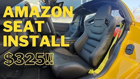 C5 Corvette Amazon Racing Seat Installation