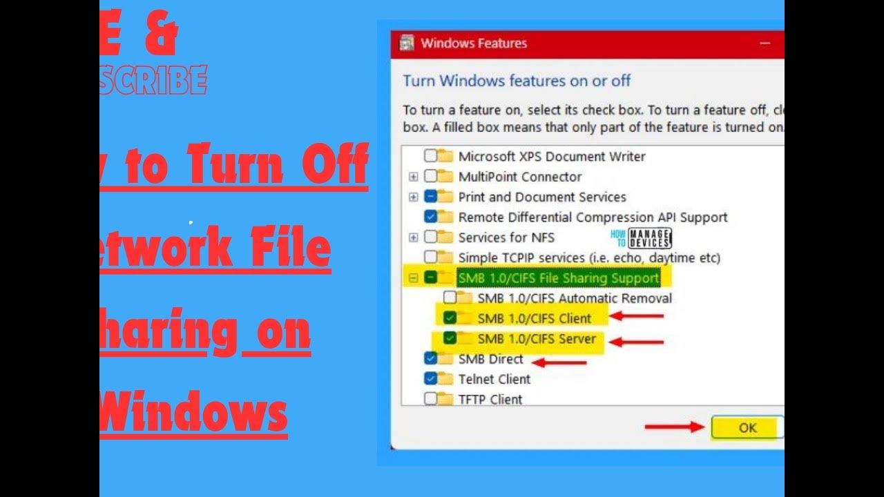how-to-turn-off-network-file-sharing-on-windows-youtube