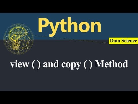 view Method and copy Method in Python (Hindi)