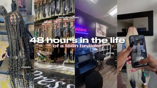 48 hours in the life of a teen braider