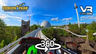 360° SCHWEIZER BOBBAHN Europa Park onride POV VR Roller Coaster SWISS BOB RUN