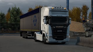 Autumn in ETS2! ProMods 2.56 Ivalo to Kirkenes Timelapse - ETS2 v1.41