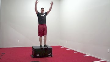 Box Jump to Depth Drop to Vertical Jump