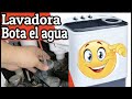 lavadora bota el agua por debajo cuando esta lavando