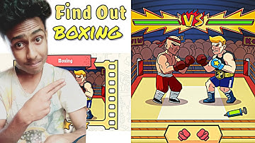Find out - FIND OUT Discovery level Boxing - level 12 find out Boxing