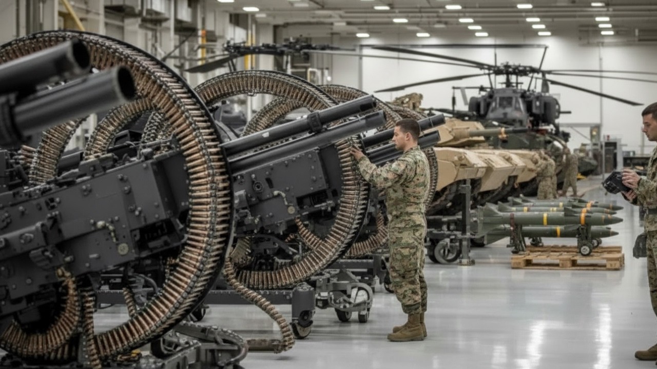 Ужасающий! Танк HMLA-169 с системой Гатлинга готов потрясти Ближний Восток