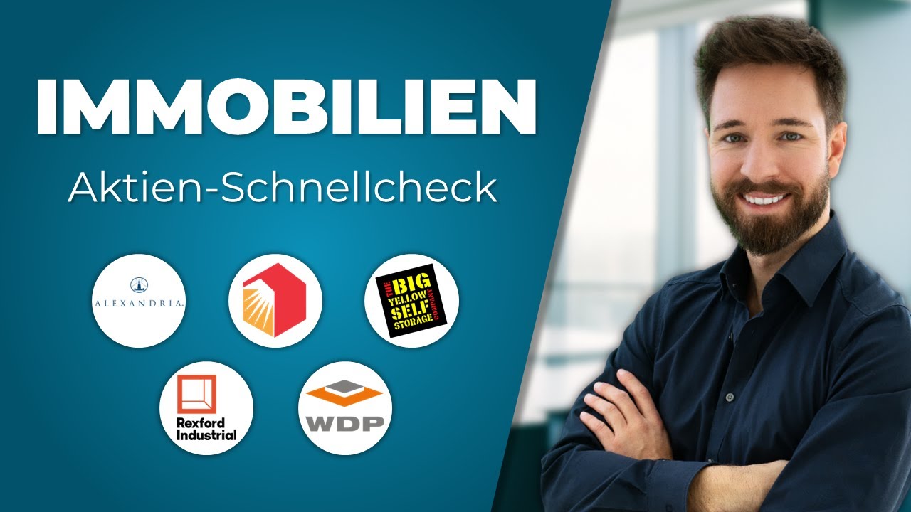 Immobilien-Schnellcheck | REIT-Aktien im Vergleich: Realty Income, Alexandria, Rexford, Big Yellow