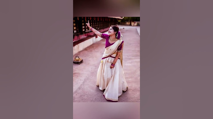 Onam Kerala Saree Designs || Half Saree