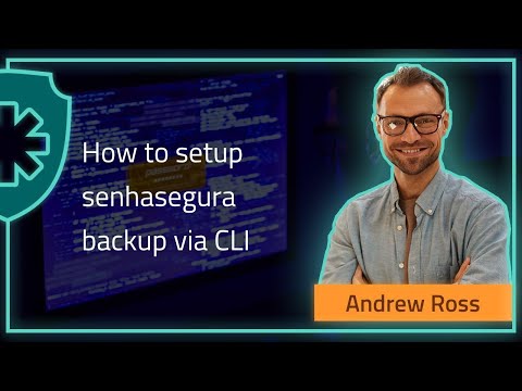 How to setup senhasegura backup via CLI