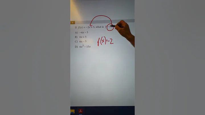 Crack The Code: Master Sat Math Function Notation Problems #math #maths