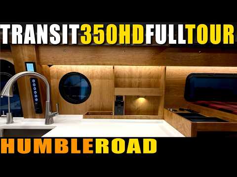 Humble Road custom camper van is FOR SALE NOW! Transit 350HD full tour