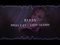 Rules - Doja Cat (edit audio)