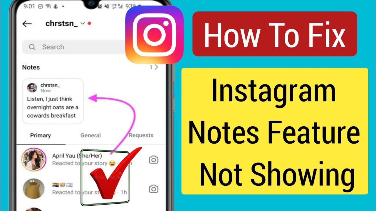 How To Fix Instagram Notes Not Showing (New Update) | How To Get
