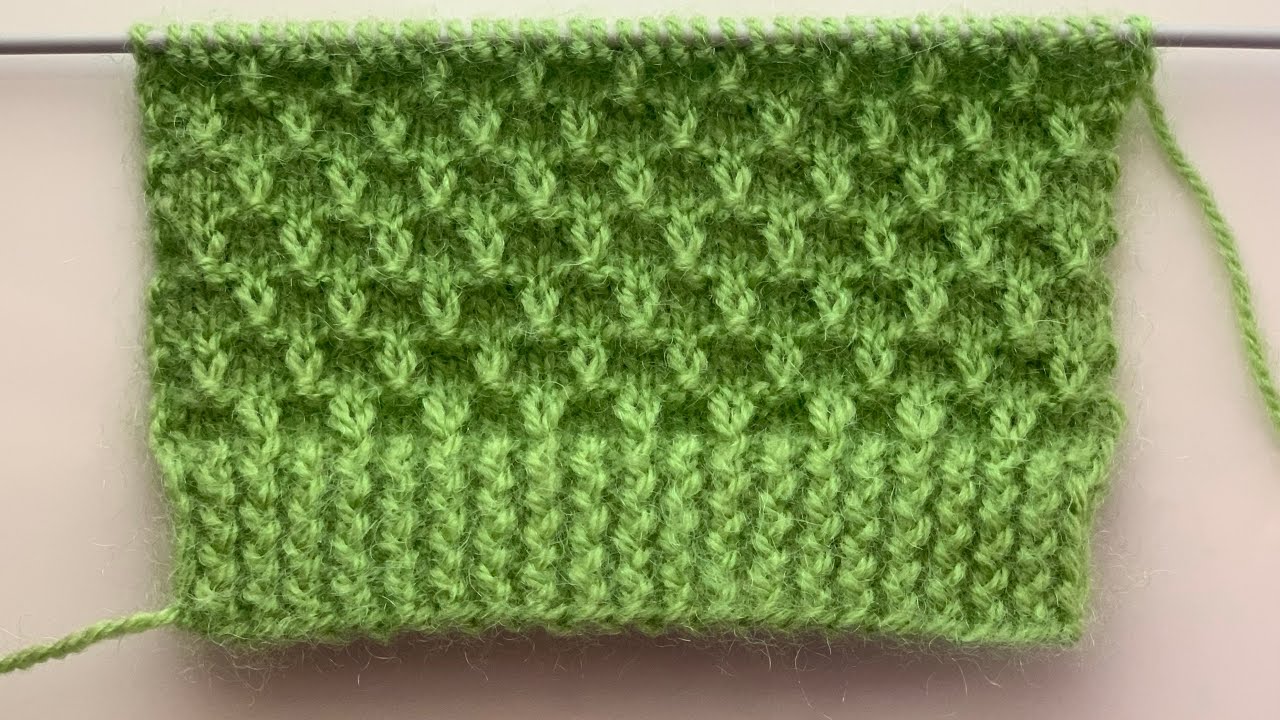 Easy Knitting Stitch Pattern For Gents Sweater/Baby Sweater/Cardigan Jacket/Cap/Socks