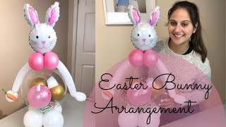 Easter Bunny Arrangement | DIY Bubble Balloon Bunny