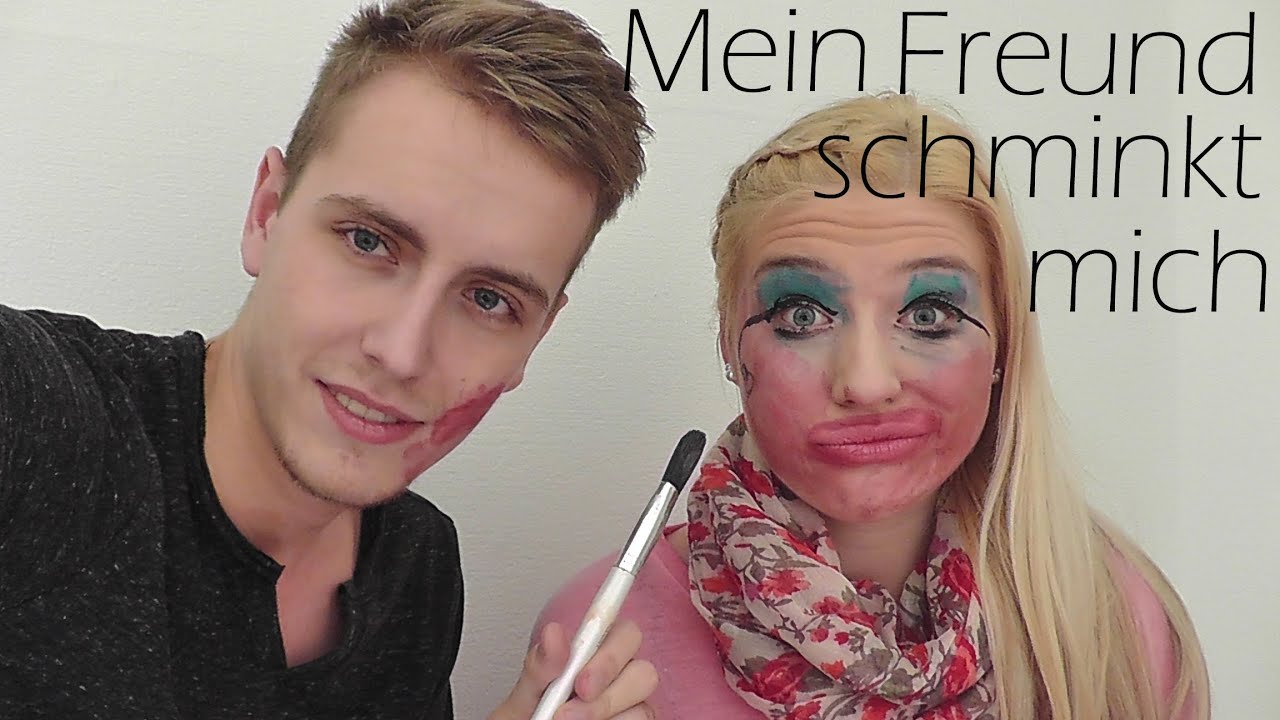 Mein freund hat. Makeup on my boyfriend.