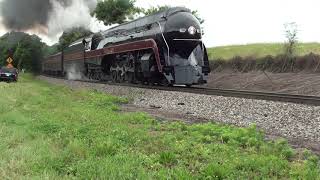 The J 007  The Magnificent N&W #611 J Class Doing What it Does Best!! Flying Down The Curve!
