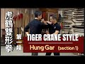 洪家 - 虎鶴雙形拳 第一段 Hung Gar - Tiger Crane Style (section 1)