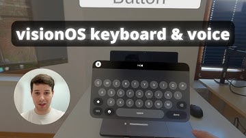 Apple Vision Pro UI Interactions with Unity PolySpatial | Keyboard and Voice Inputs