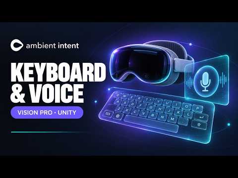 Apple Vision Pro UI Interactions with Unity PolySpatial | Keyboard and Voice Inputs
